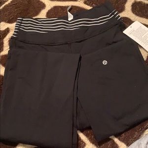 New Lululemon Astro striped pants yoga gym size 6